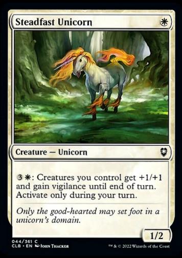 Steadfast Unicorn (Standhaftes Einhorn)